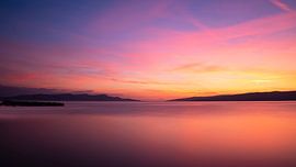 Sunset on the Dalmatian coast