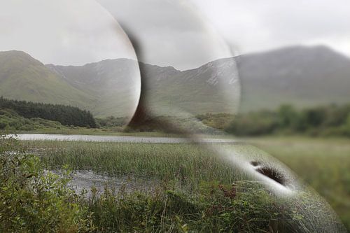 naked in water landscape