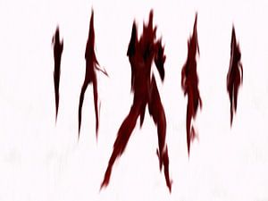 Abstract in rood