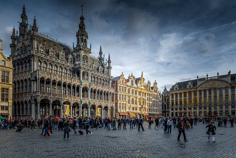 Fotografie Belgien Architektur - Das Stadt-Museum auf dem Großen Platz in Brüssel. von Ingo Boelter