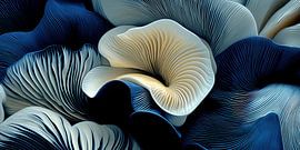 Coral in blue shades by Bert Nijholt