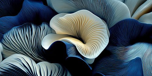 Coral in blue shades by Bert Nijholt