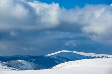 Winter with snow in the Giant Mountains, Czech Republic by Rico Ködder