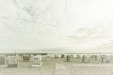 PELZERHAKEN Abendatmosphäre am Strand | Vintage von Melanie Viola