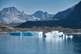 Two magnificent icebergs by Frank's Awesome Travels