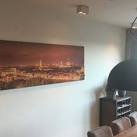 Kundenfoto: Skyline von Florenz bei Nacht II von Teun Ruijters, als art frame