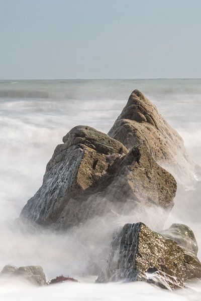Rock in the surf... by As Janson