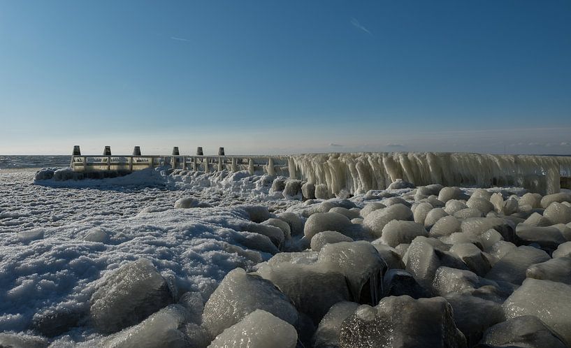 de afsluitdijk op 28 februari 2018  by Kevin Boelhouwer