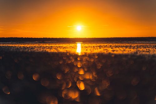 Sonnenuntergang über dem Meer von Catrin Grabowski