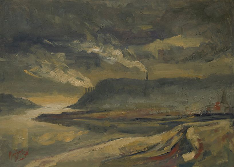 Evening light Sint Pietersberg by Nop Briex