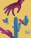 Hand-Kaktus Saguaro von Klaudia Kogut Miniaturansicht