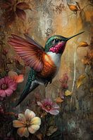 Colourful hummingbird