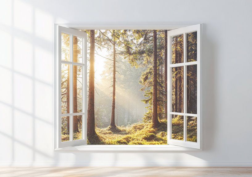 forest view from the living room by Egon Zitter