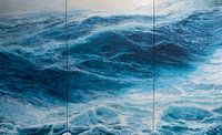 Triptych Wind force 10 on the ocean