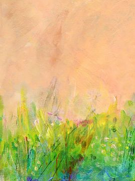 Kunst Pastel 23 van Claudia Gründler