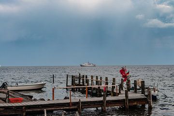 Embarcadère à Vitt, bateau d'excursion