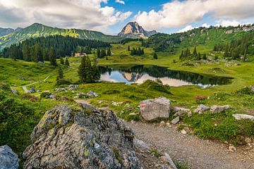 Bijou naturel du Körbersee dans le Lechquellengebirge sur MindScape Photography