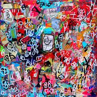 Collage painting "The power of your authentic self"