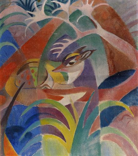 De zieke vos, JEAN BLOÉ NIESTLÉ, rond 1920