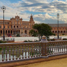 Plaza de Espana, Sevilla van Ines Porada