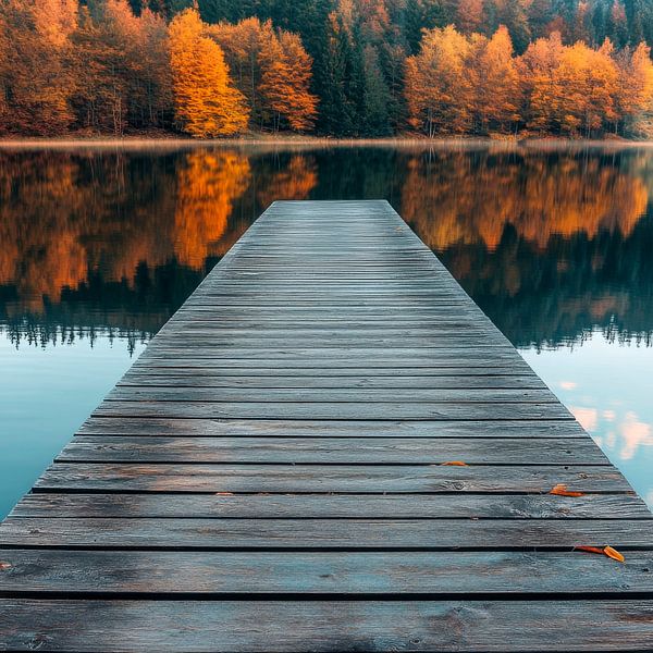Passerelle d'automne par Poster Art Shop
