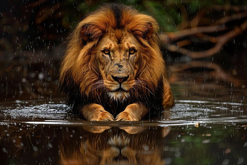 Lion by Poster Art Shop