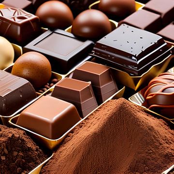 Chocoladesoorten - Uitrusting voor koffiehuizen van Heike Hultsch