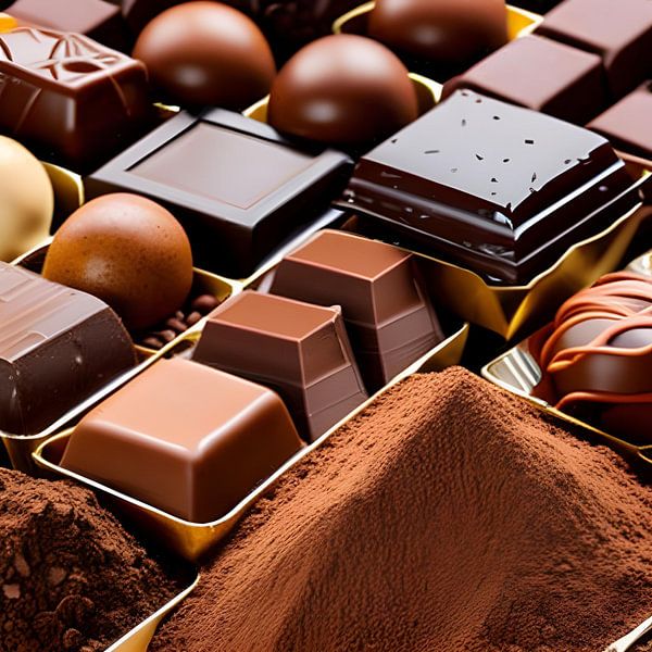 Chocolate varieties - Coffee house equipment by Heike Hultsch