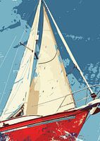 Sailing Ship Pop Art