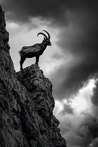 Majestic animal in the silence