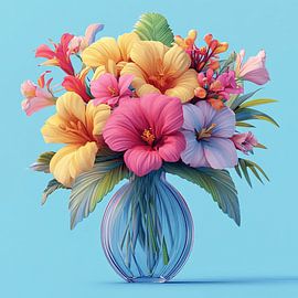Flowers in a vase