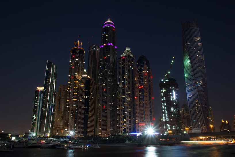 Dubai skyline van Nicole Wetzels