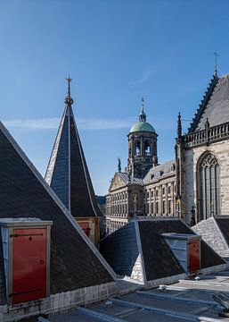 Palace on Dam Square in Amsterdam by Peter Bartelings