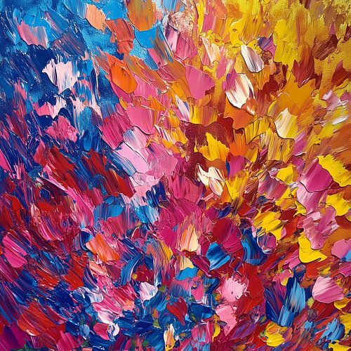 Abstraction au couteau à palette