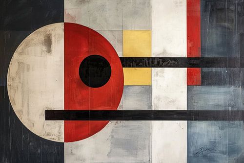 Abstrait géométrique | Intersection de couleurs