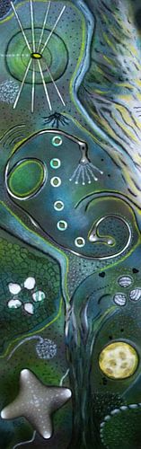 Die Elemente Luft, Erde, Feuer und Wasser von Bianca van der Reijden