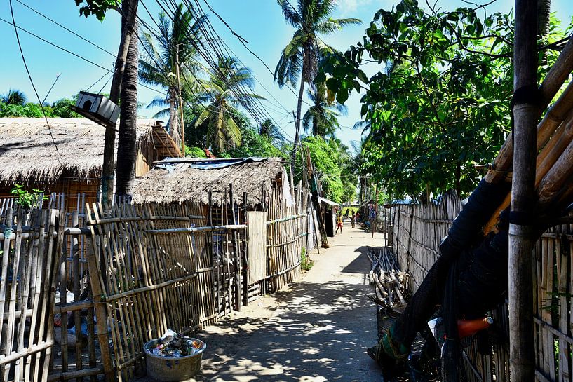 De authenticiteit van het dorp Bulalacao van Frank Photos