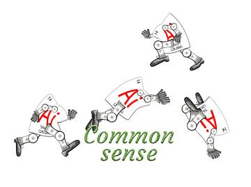 Artificial intelligence robots tripping over common sense. van Grüntyers .