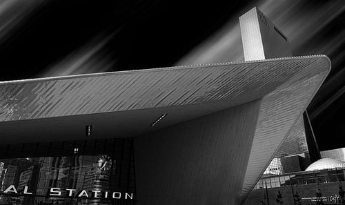 Delfste Poort und Hauptbahnhof Rotterdam