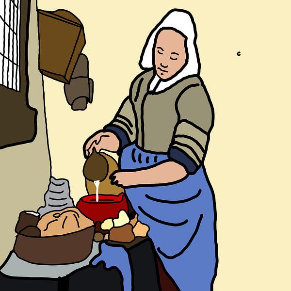 227. The Milkmaid by Domstad Rudie