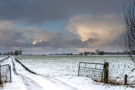 Winterlandschap by Cor Pot