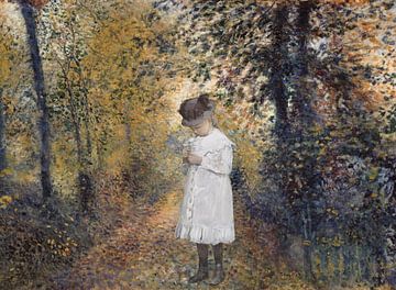 Pierre Auguste Renoir in het bos van Digital Art Studio
