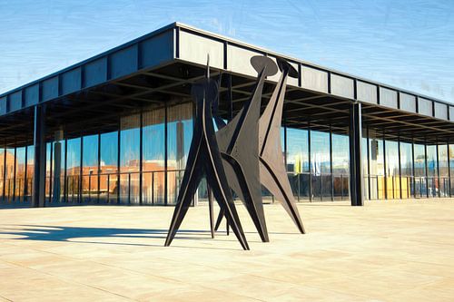 BERLIJN Nieuwe Nationale Galerie - nieuwe nationale galerie