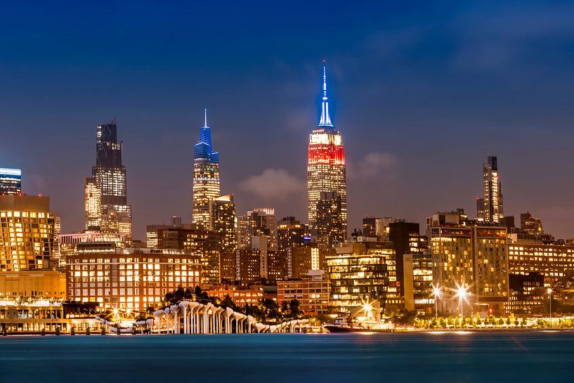 Impressive Midtown Manhattan Skyline with Little Island by Melanie Viola