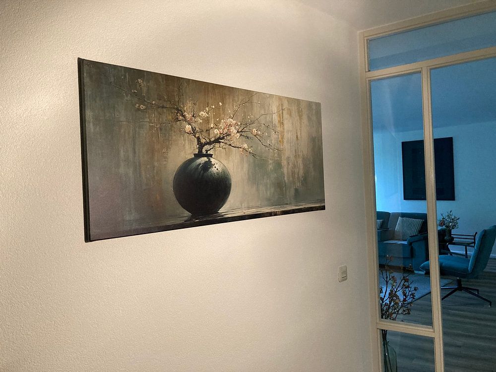 Stillleben Erdtöne | Flüsterblütenresonanz  von Kunst Laune 