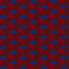 70s retro geometric pattern no. 7 by Dina Dankers