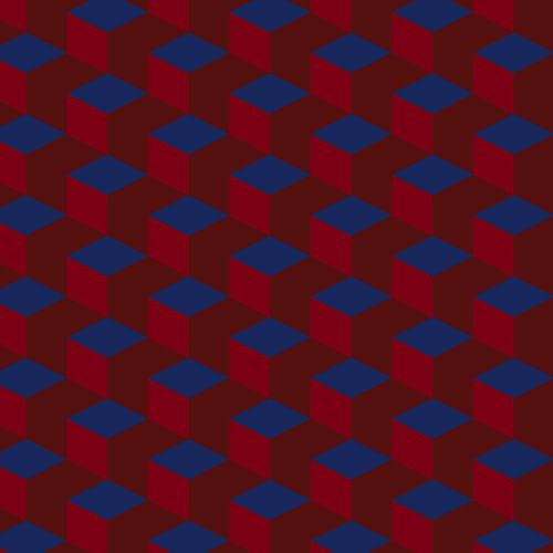 Geometrisch jaren 70 retro-patroon nr. 7