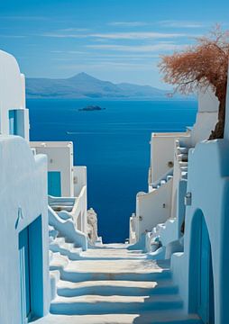 Het blauw van Griekenland van Harry Cathunter