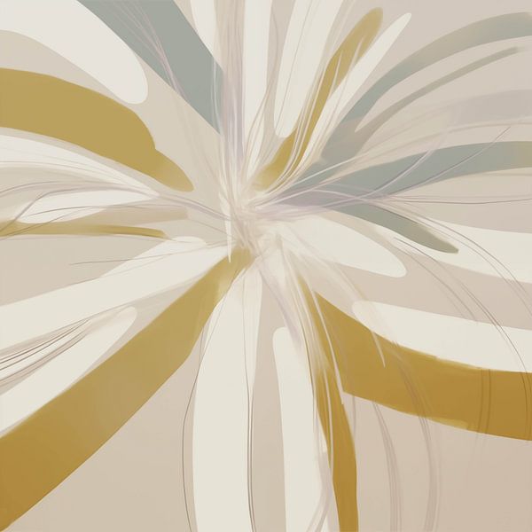 Gouden Uitbarsting: Dynamiek van Kleur en Licht van Color Square