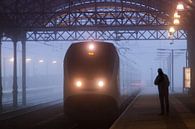 Dense fog at The Hague Holland Spoor train station in The Hague by Rob Kints thumbnail